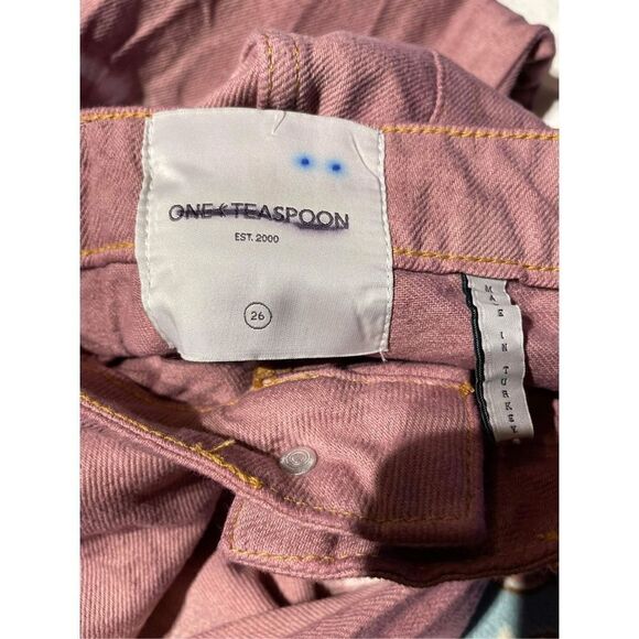 OneTeaspoon HEARTLINE 1982s HIGH WAIST BALLOON JEANS Size 26 - Picture 9 of 9